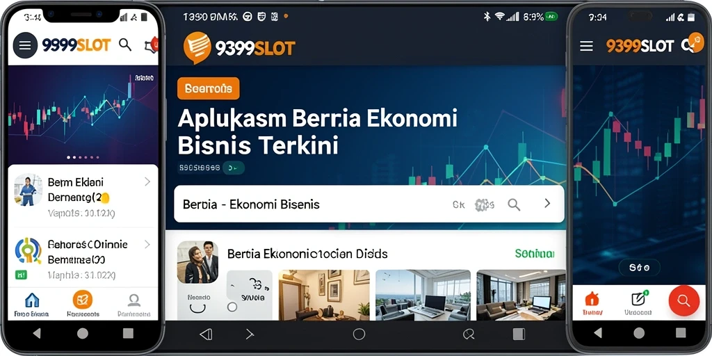 Tampilan antarmuka aplikasi 9399SLOT yang modern dan informatif.