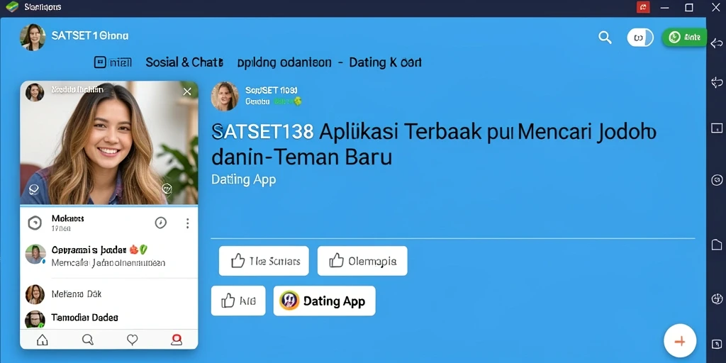 Tampilan antarmuka SATSET138 yang menarik dan mudah digunakan.