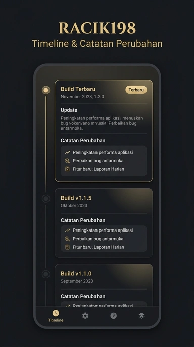 Riwayat Versi racik198 untuk Pengguna Android